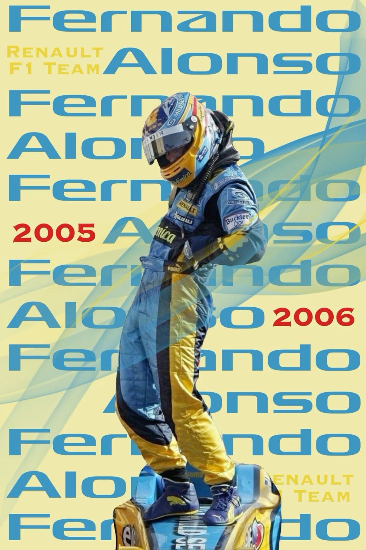 Fernando Alonso Poster