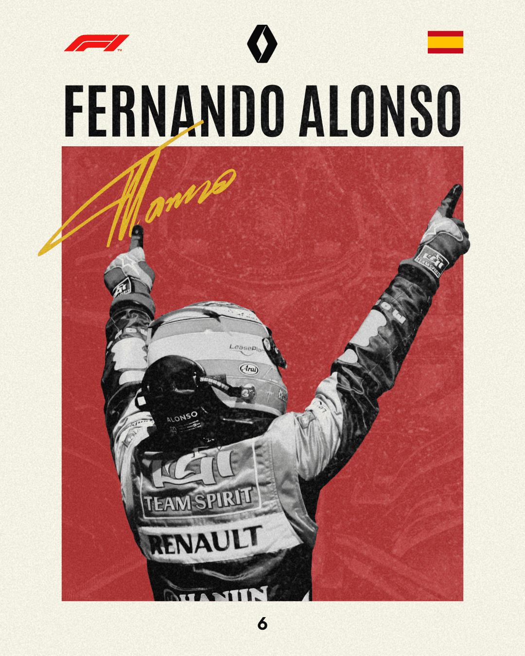 Fernando Alonso Poster