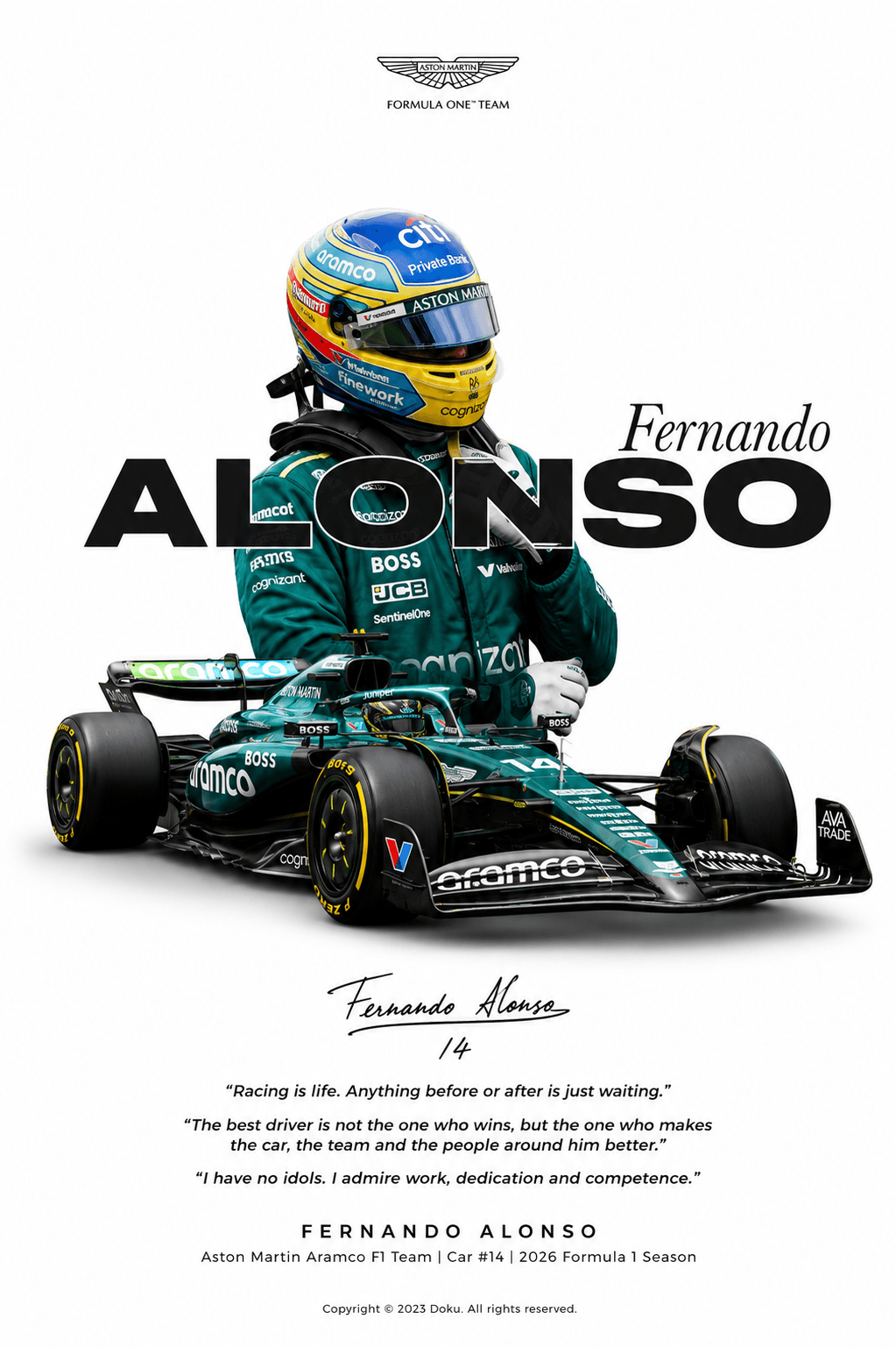 Fernando Alonso piloto F1 2026