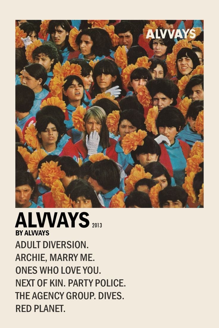 Alvvays - Alvvays | Polaroid Minimalist Alternative Poster