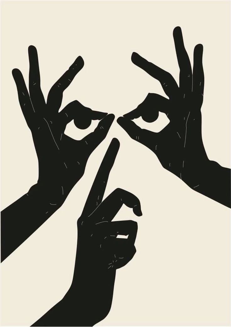 Hand poster