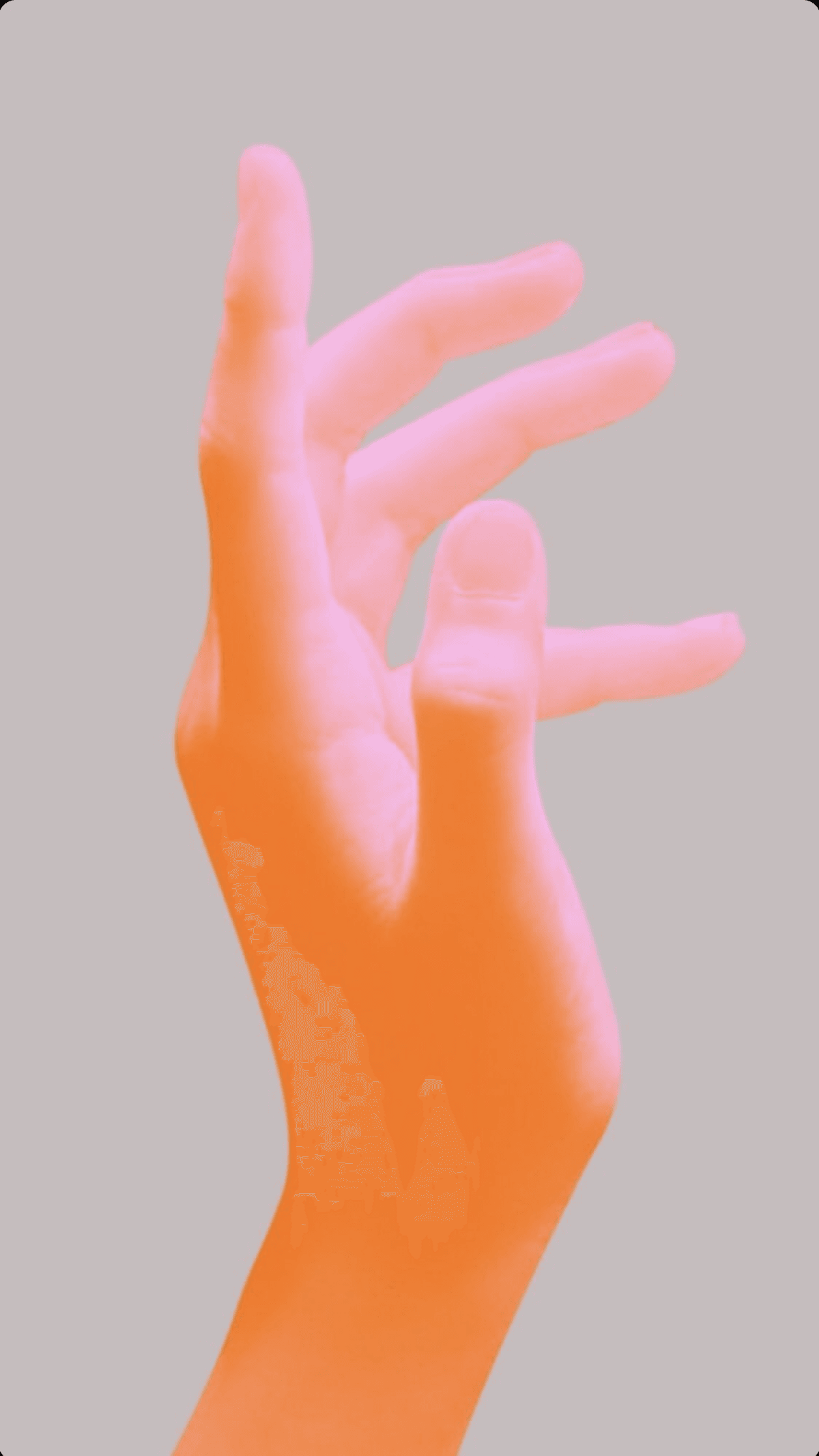 Hand poster