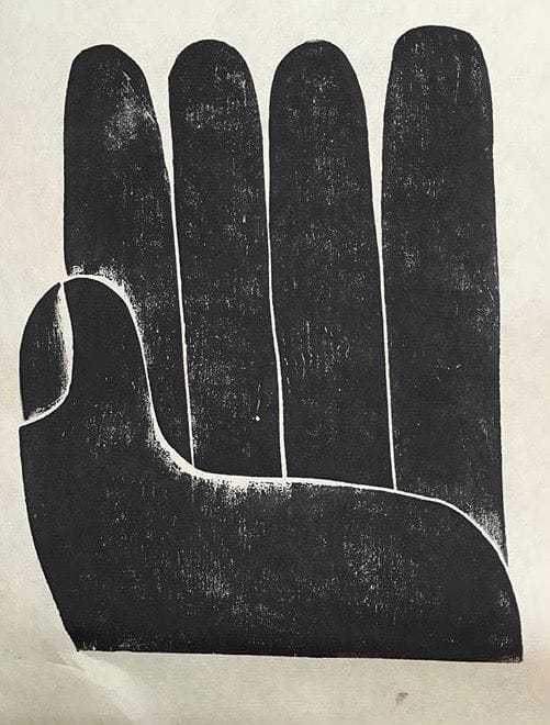 Hand poster
