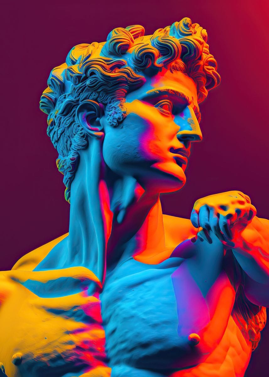 Statue Of David - Classical Art for your Living Room | Displate
