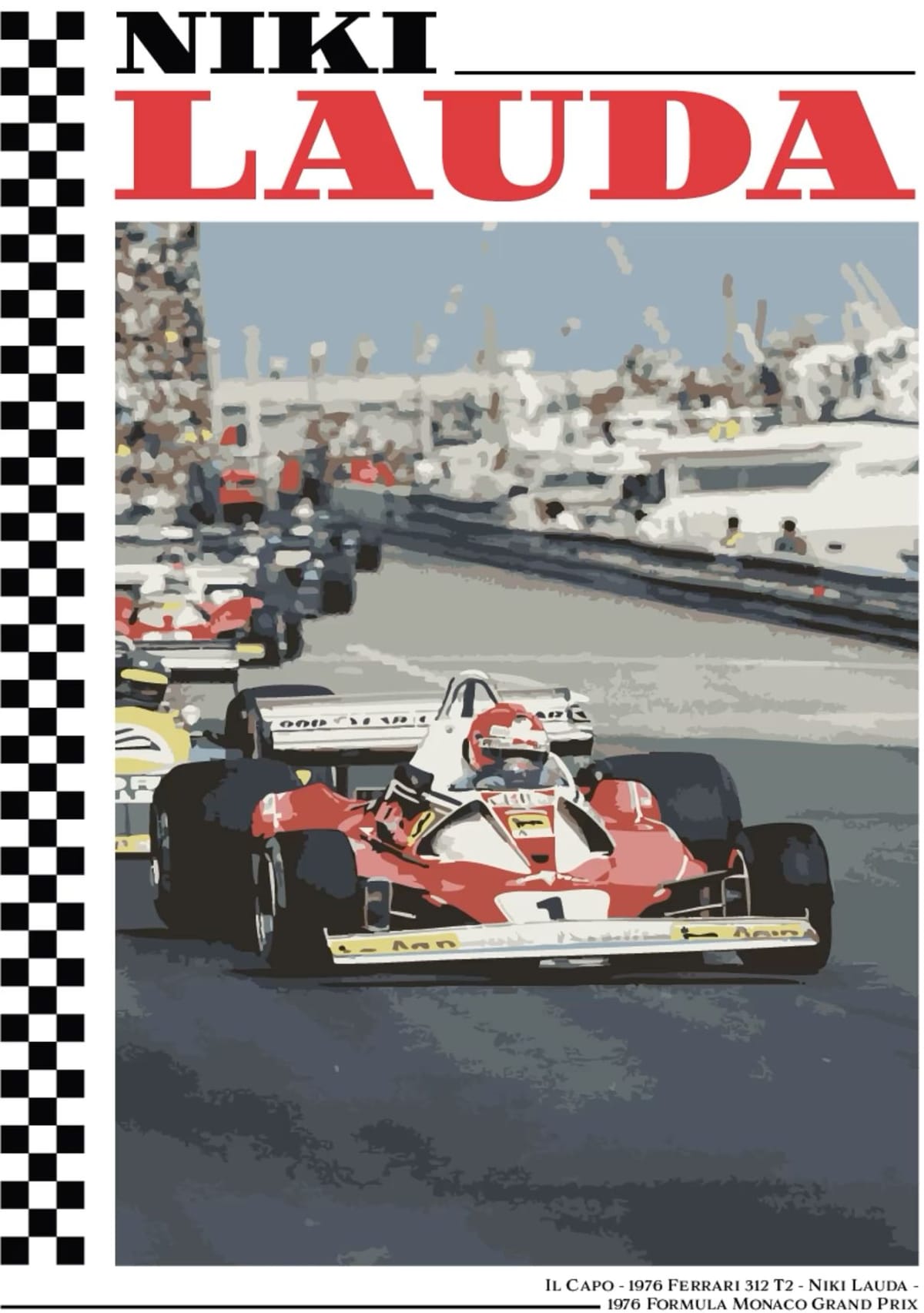 Niki lauda Poster