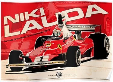 Niki Lauda poster