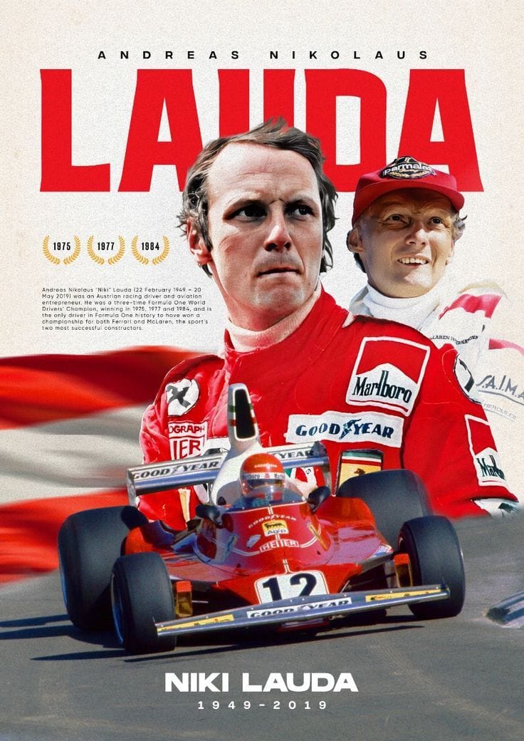 Niki Lauda poster