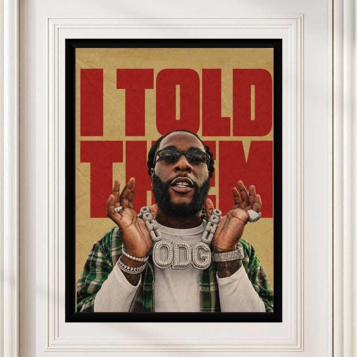 Burna Boy Poster - Music Wall Art