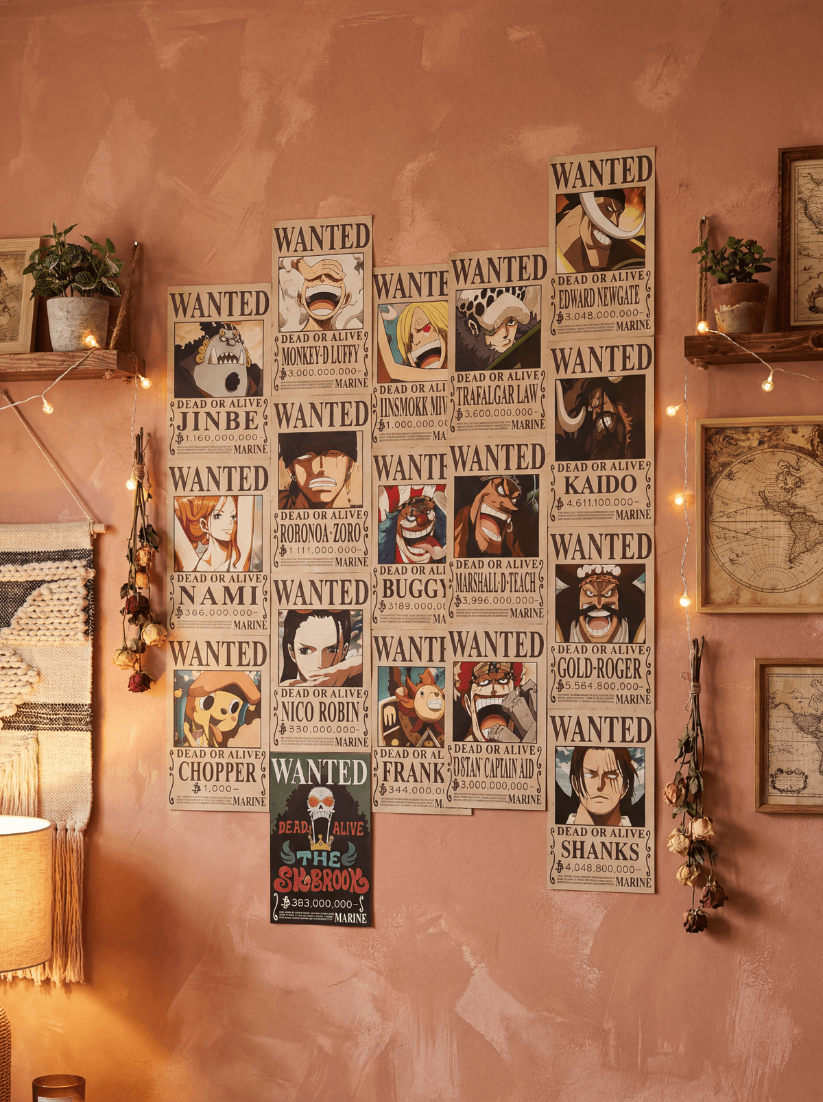One Piece Wanted Poster